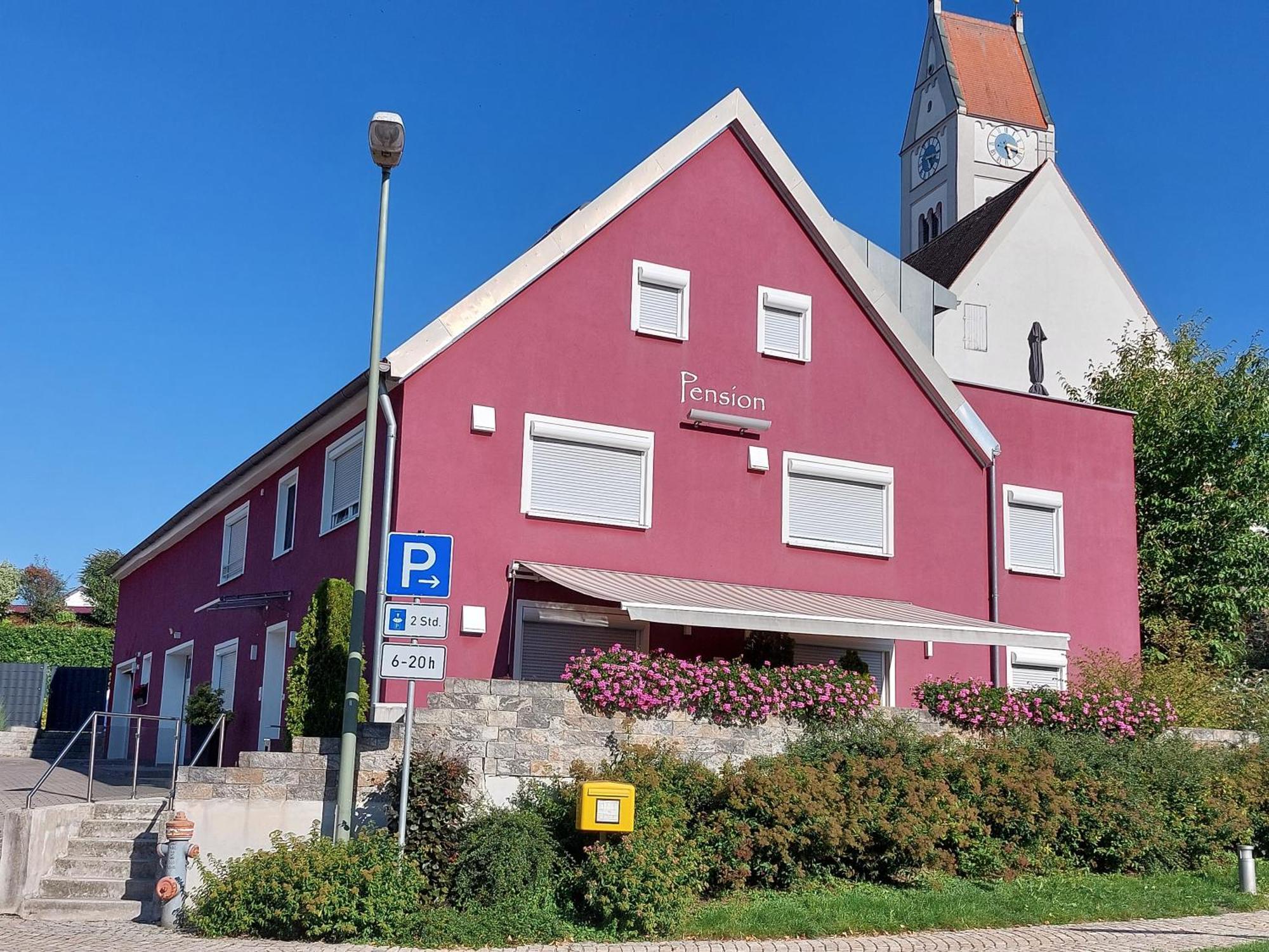 Pension am Kirchberg Wehringen Exterior foto